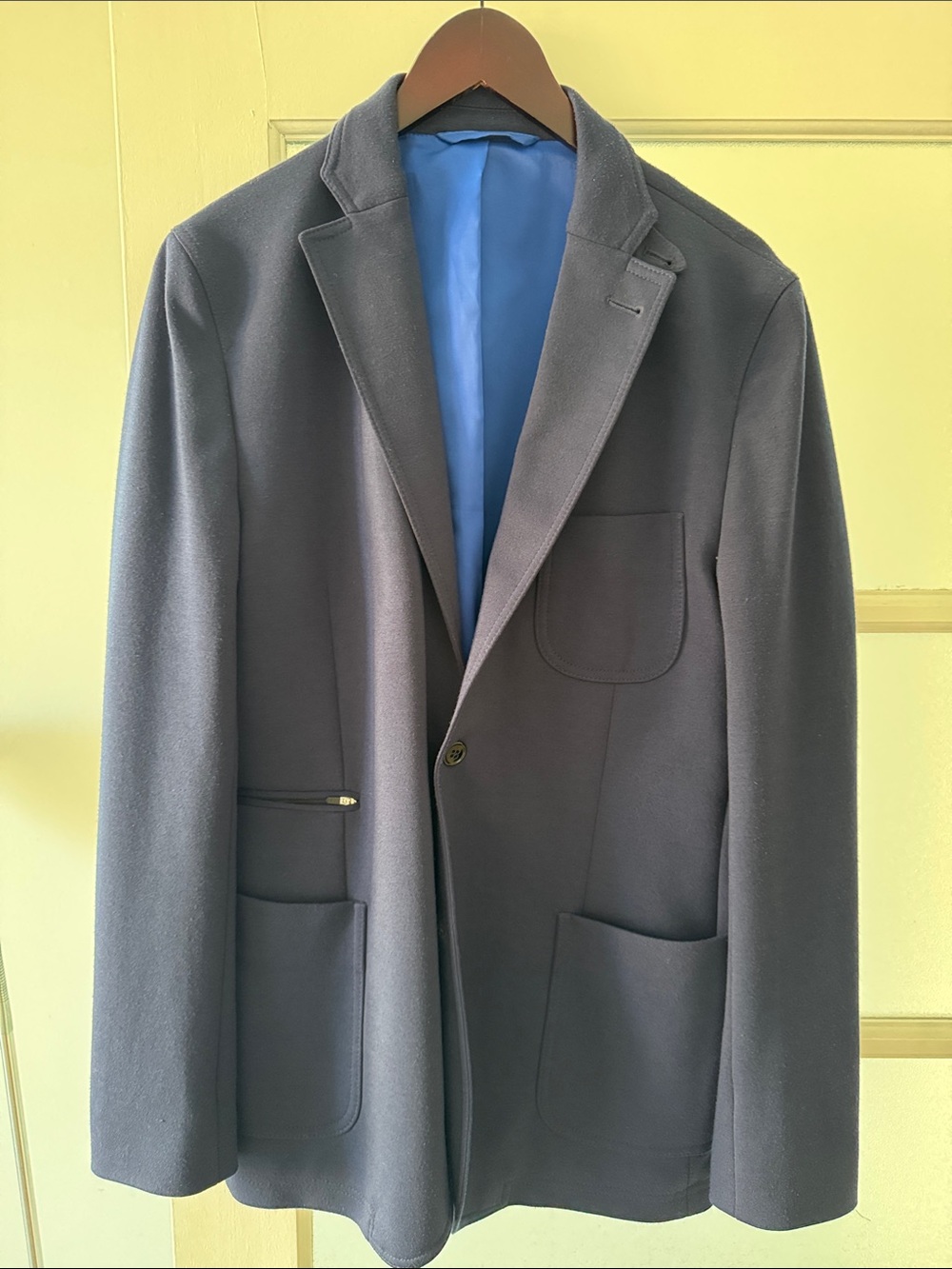 Men's Navy Blazer J Lindberg Slim Fit